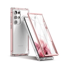 Compatible With Galaxy S22 Ultra 5G Clear Case,[Built In Screen Protector]Full B - £30.10 GBP