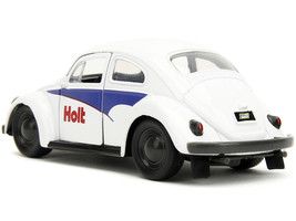 1959 Volkswagen Beetle &quot;Holt&quot; White with Blue Graphics and Boxing Gloves Acce... - £18.42 GBP