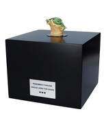 Yoda urn for ashes wooden decorative ashes box for fans cool urn for hum... - $171.00
