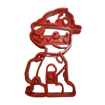 6x Marshall Paw Patrol Fondant Cutter Cupcake Topper 1.75 IN FD785 - £6.33 GBP