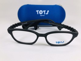 New TOTS Matte Black CLEVER Eyeglasses for KIDS 47mm with Case &amp; Strap - €38,58 EUR