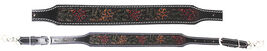 Western Leather Tooled Beaded Wither Strap Breast Collar Strap 105FK - $26.99