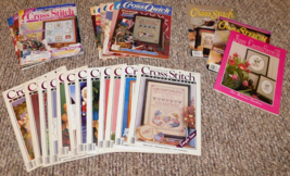 Lot 26 Cross Stitch &amp; Country Crafts Better Homes&amp;Gardens CrossQuick +++ VNTG! - £27.14 GBP