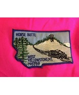 MONTANA, WEST YELLOWSTONE MT 1987/88 HORSE BUTTE SNOWMOBILE SOUVENIR PATCH - $32.05 CAD