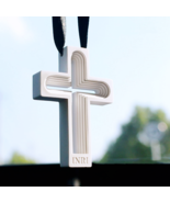 Cross Car Accessories Car Rear View Mirror Cross Hanging Ornament Aroma ... - $255.09 MXN