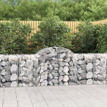  Gabion Basket Set of 6 Silver Galvanized Iron Extra Large - €1.108,82 EUR