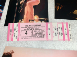 Tom Petty The Cars 1982 Us Festival Unused Ticket Santana The Kinks Pat Benatar - $24.99