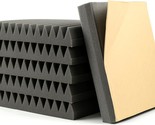 Wedges Design Acoustic Panels Sound Absorbing Foam High Density, 2&quot; X 12... - $44.95
