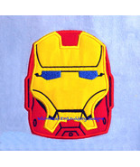 Iron Man Face Applique Machine Applique Machine Embroidery Design - $4.00