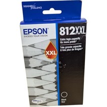 Genuine Epson 812XXL Ink Black (2XL) Extra-High-Yield T812XXL120-S Exp 2026 - $84.15