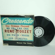 Rene Touzet-And His Orchestra At the Crescendo LP Record Mr Cha Cha Cha - $21.77