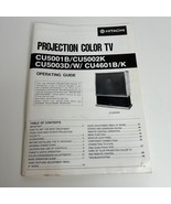 Hitachi Projection Color TV Owner&#39;s Manual CU5001B CU5002K CU5003D CU4601 - $14.17