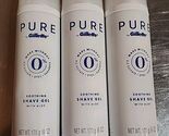 (3) Men's Gillette Pure Soothing Shave Gel 0% w/ Aloe 6 oz 3 pk Buy More... - $31.67