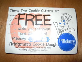 Vintage Pillsbury Halloween Plastic Cookie Cutters New in Package 1996 - $4.99