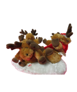 Dan Dee Animated Reindeer 3 Singing I&#39;m Dreaming Of A White Christmas Pl... - £15.81 GBP