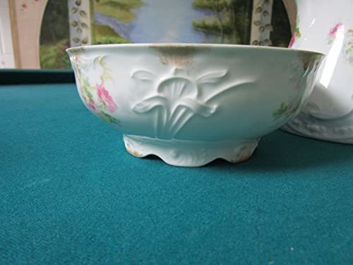 Jean POUYAT France 2 Beautiful Pieces A Bow and Cookie JAR Roses Molded Original Item image 5