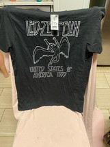 NWT Led-Zeppelin United States Of America 1977 Reprint Shirt Size M - £15.55 GBP