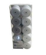 Simply Essential Set Of 10 LED Tealight Candles, White-Brand New-SHIP N ... - $16.08 CAD