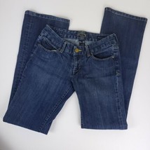 Seven 7 Womens Jeans 28 Boot Cut Dark Blue Pockets Stretch - £16.00 GBP