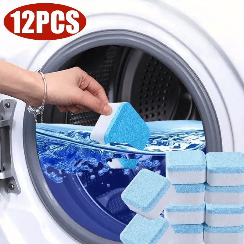 Powerful Washing Machine Cleaner Tablets - 12 Pcs | Deep Cleaning &amp; Deod... - $8.00