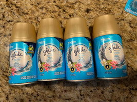 Glade Automatic Spray Refill Aqua Waves W/ Hints of Sea Salt 6.2 oz. 4Pack - £43.02 GBP