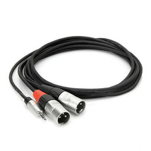 Hosa - HMX-010Y - Pro Series 3.5mm TRS to Dual XLRM Audio Y-Cable - 10 ft. - £21.19 GBP