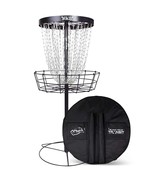 MVP Disc Sports Black Hole Pro 24 Chain Disc Golf Basket with Transit Bag - £210.30 GBP