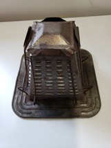 Primitive Antique Toaster 4 slice stove Top Bunner Or Cast Iron Stove Ornate  - £36.60 GBP