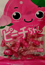 Japanese Kawaguchi Fruit Hard Candies - Peach Chan (Peach Flavor) - 100g - $2.16 CAD