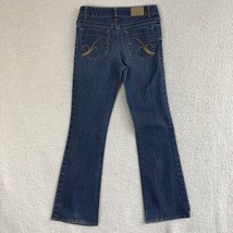 Grane Bootcut Jeans Juniors Womens 5 Tall Low Rise Stretch Denim Pants 30x31 - £14.49 GBP