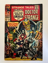 Marvel Strange Tales Doctor Strange #161 &#39;The Second Doom&#39; 1967 - £43.87 GBP