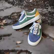 Vans Old Skool Yacht Club Blue Green Yellow Red Color Block Women's Size... - $24.74