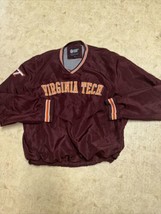 Nike Virginia Tech Hokies Windbreaker Pullover Mens Large Vtg - £28.12 GBP