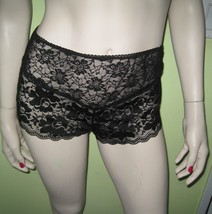 WOMEN&#39;S Lace Boy Shorts Intimates Panty Panties Sz S/P  - $19.99