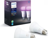 White And Color Ambiance Philips Hue 2-Pack A19 Led Smart, Alexa Compati... - $116.95