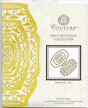 Couture. Deco Boutique Collection - Template 16737 Die Set. Die Cutting ... - $10.71