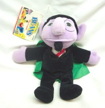 Vintage Tyco Sesame Street The Count 8&quot; Bean Bag Stuffed Animal Toy 1997 w/ Tag - £15.57 GBP