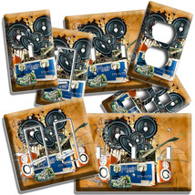 Dj Speakers Guitar Sneakers Light Switch Outlet Wall Plate Music Studio Hd Decor - £14.08 GBP+