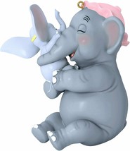 Hallmark 2019 Disney Dumbo Baby Mine REPAINT Porcelain Elephant HTF Ornament - £72.12 GBP