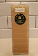Chocolate Mint Cold Processed handmade soap loaf,  9 precut bars- FREE Shipping - £15.83 GBP