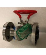 Ladish 1/2&quot;  duplex stainless steel Ball Valve class 300 Flanged  P835-V... - $81.95