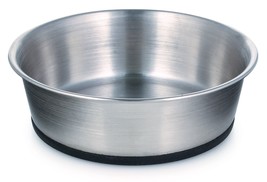 Proselect Stainless Steel Dog Bowl with Rubber Base, 8-Inch, 52-Ounce - $453.02 MXN+