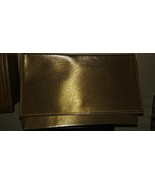 Estee Lauder Gold Cosmetic Makeup Bag Toiletries Travel Purse Clutch - £7.99 GBP