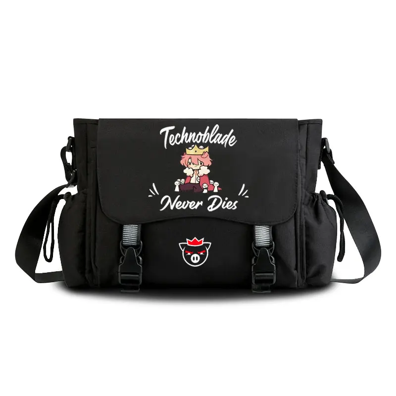 Technoblade Messenger Bag Casual Cosplay Student Cover Dream Smp Ranboo ... - £59.08 GBP