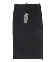 Nwt Bcbg Maxazria Leger In Black Knit Bandage Pencil Skirt Xs $178 - $51.48