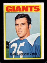 1972 TOPPS #16 RON HORNSBY VG NY GIANTS *X81771 - £0.77 GBP