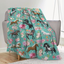 Horse Blanket Horse Gifts For Girls Women, Soft Horse Blanket For Girls, Cozy Li - £30.29 GBP