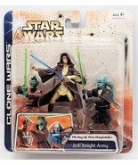 Star Wars Clone Wars Jedi Knight Army Action Figure Set - SW8 - £36.78 GBP