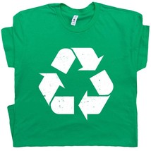 Recycle T Shirt Recycling Logo T Shirt Vintage Recycle Symbol Graphic Te... - £14.95 GBP