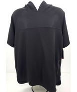 AND1 Men&#39;s Short Sleeve Hoodie Black Size Large - New With Tags - £19.72 GBP